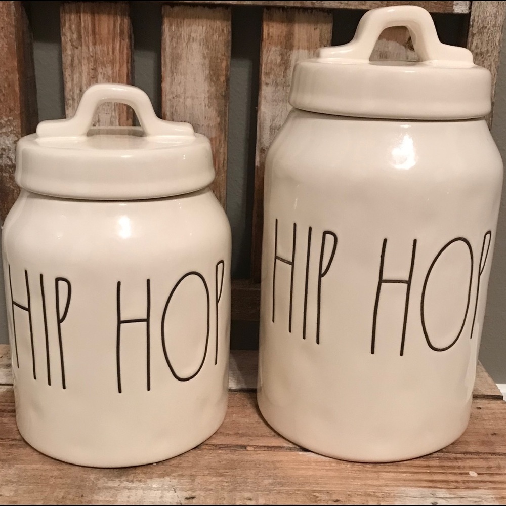 Rae Dunn Hip Hop Easter Canister Set